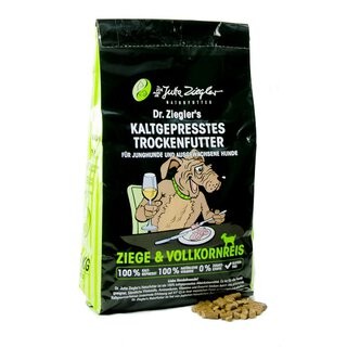 Dr. Zieglers kaltgepresstes Trockenfutter ZIEGE & VOLLKORNREIS