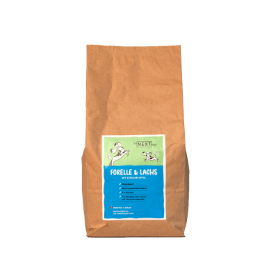 NEXT Hundefutter Forelle & Lachs mit Süßkartoffel